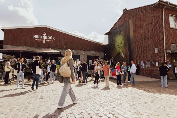 Blick auf Hobenköök im Oberhafenquartier bei der brand eins Konferenz leadershift