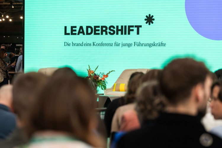 Screen Leadershift bei der brand eins Konferenz leadershift