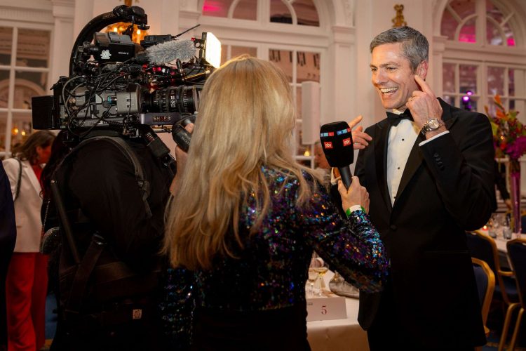 Ingo Zamparoni beim 75. Hamburger Presseball